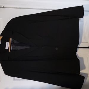 Black Calvin Klein suit